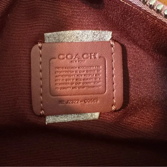 NWOT Coach Nolita Barrel Bag Lilac Sequins - Picture 7 of 8